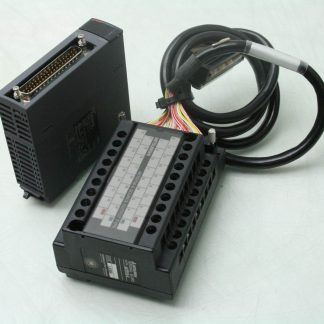 Mitsubishi QY81P Output Module PLC 12/24VDC with Terminal Board A6TBY36-E - Used