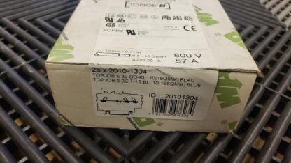 New 25x Wago 2010-1304 TopJob Terminal Blocks Blue 600V / 65A - New - Image 4