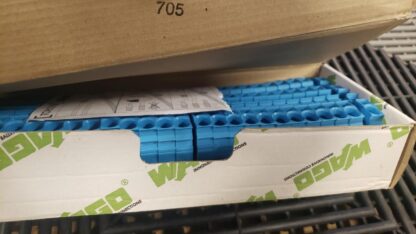 New 25x Wago 2010-1304 TopJob Terminal Blocks Blue 600V / 65A - New - Image 6