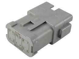 New Deutsch DT04-12PA-P075 Bussed Feedback Receptacle Plug Assembly 12 Pin - New