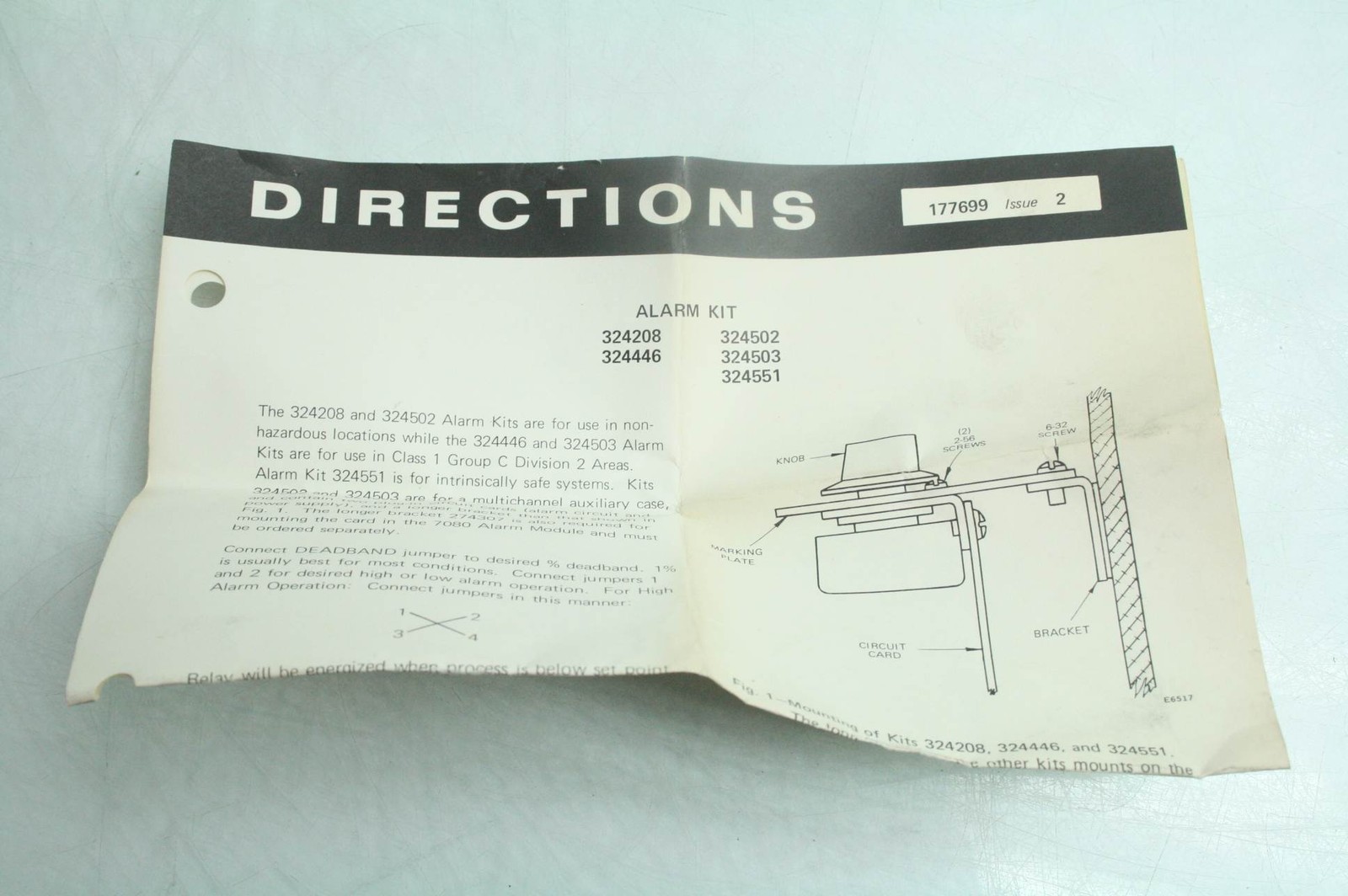 New Leeds & Northrup 324208 Monitor Alarm Kit - New - Image 3