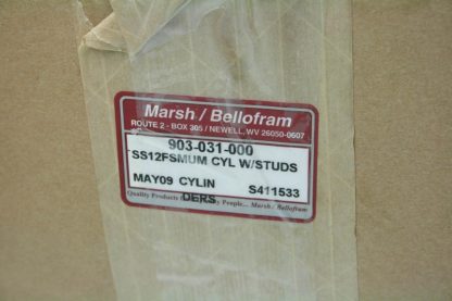 New Marsh/Bellofram SS-12-F-SM-UM Diaphragm Air Cylinder 3.9" Bore 3.6" Stroke - New - Image 12