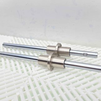 Pair of NB SMFC-16GUUSK Linear Systems 12.75" Travel, 5/8"  Hollow Shaft - Used