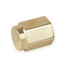 Parker 4-CP-B Brass Pipe Fitting, 1/4" FNPT End Cap - New