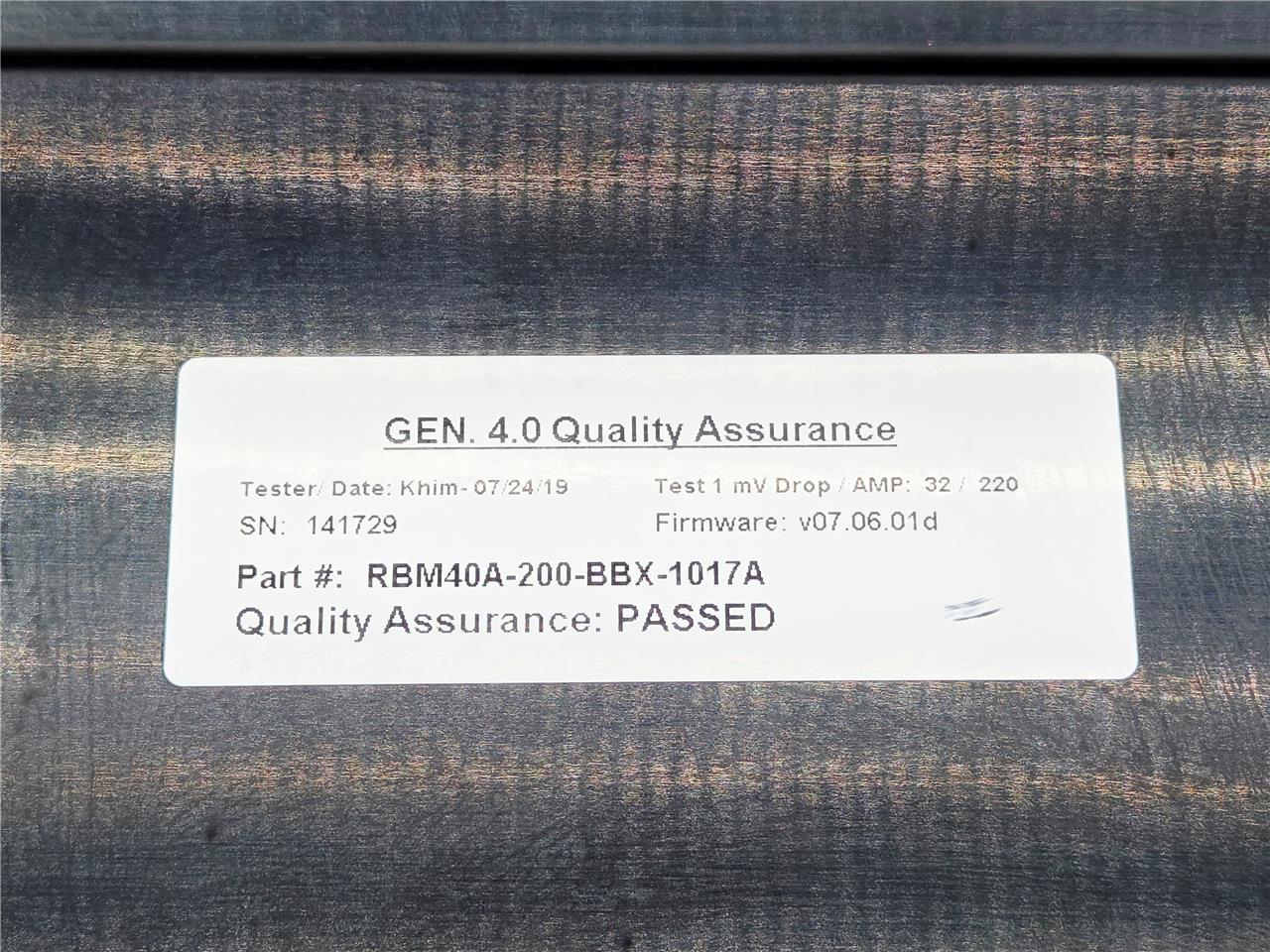 Perfect Switch RBM40A-200-BBX-1017A PowerGate Gen 4.0 Bidirectional Mosfet Array - Used - Image 16
