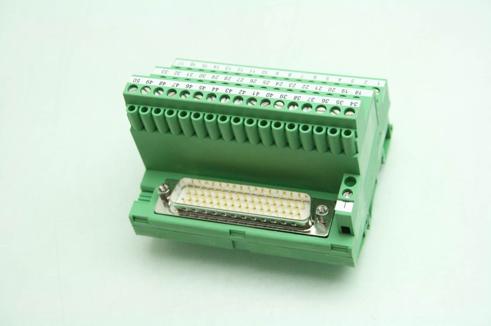 Phoenix Contact FLK-D50 SUB/S VARIOFACE Interface Terminal Module DB50  Connector - Used - Motion Constrained Surplus