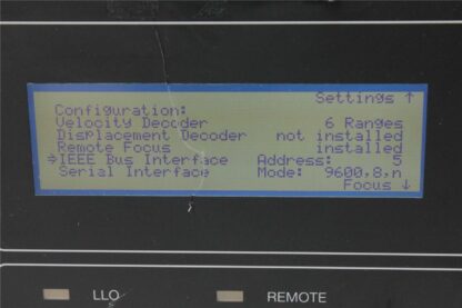 PolyTec Fiber Vibrometer Controller VDD Modular / Digital OFV-3001S - Used - Image 17