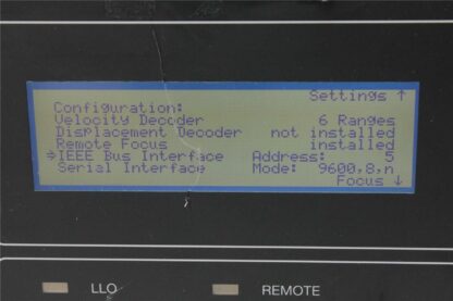 PolyTec Fiber Vibrometer Controller VDD Modular / Digital OFV-3001S - Used - Image 4