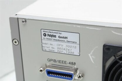 PolyTec Fiber Vibrometer Controller VDD Modular / Digital OFV-3001S - Used - Image 10