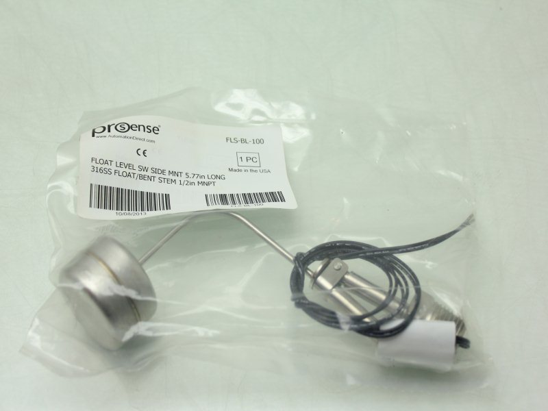 Prosense FLS-BL-100 Horizontal Side Mount 316SS Float Level Switch 1/2'' NPT - New - Image 6