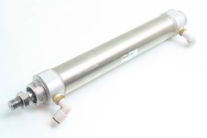 SMC CDM2B40 200 Pneumatic Stainless Air Cylinder 40mm Bore x 200mm Stroke Used 171689878609