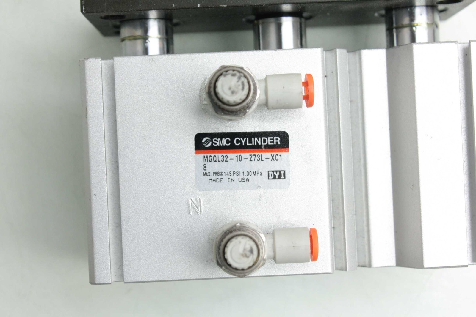 SMC MGQL32-10-Z73L-XC1 Compact Guided Cylinder / 32mm Bore / 10mm Stroke - Used - Image 3