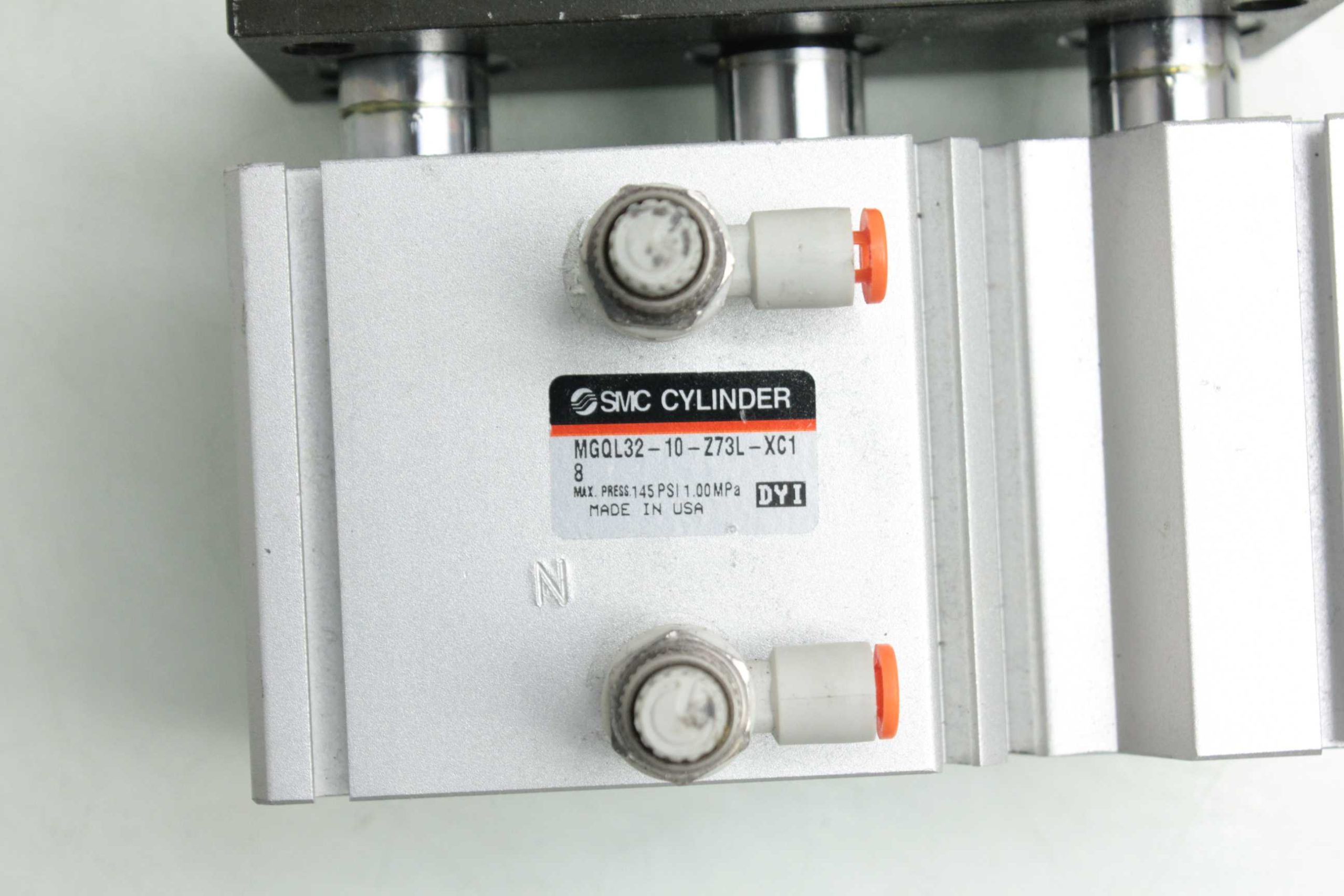 SMC MGQL32-10-Z73L-XC1 Compact Guided Cylinder / 32mm Bore / 10mm Stroke - Used - Image 9