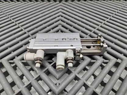 SMC MXQR6L-30C Dual Rod Guided Air Cylinder Slide Table 6mm Bore x 30mm Stroke - Used - Image 17