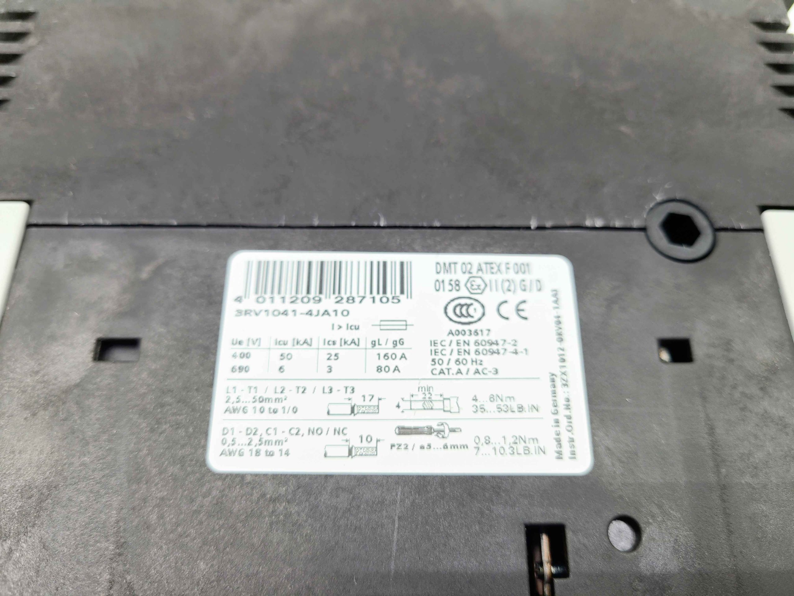 Siemens 3RV1041-4JA10 Manual Starter Protection - Used - Image 13