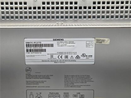 Siemens 6AV7881-4AE00-2DA0 Touch Screen HMI NanoPanel PC 15-inch, USA Stock - Used - Image 13