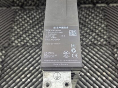 Siemens 6SL3120-1TE13-0AA4 S120 Single Motor Module 3A, 600V - Used - Image 12