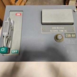 Square D Model 6 MCC FVNR 10 HP Motor Starter Bucket 12" Nema Size 1 8536-SC03 - Used