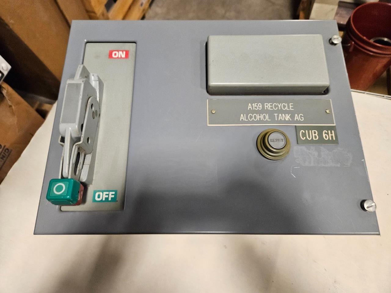 Square D Model 6 MCC FVNR 10 HP Motor Starter Bucket 12" Nema Size 1 8536-SC03 - Used