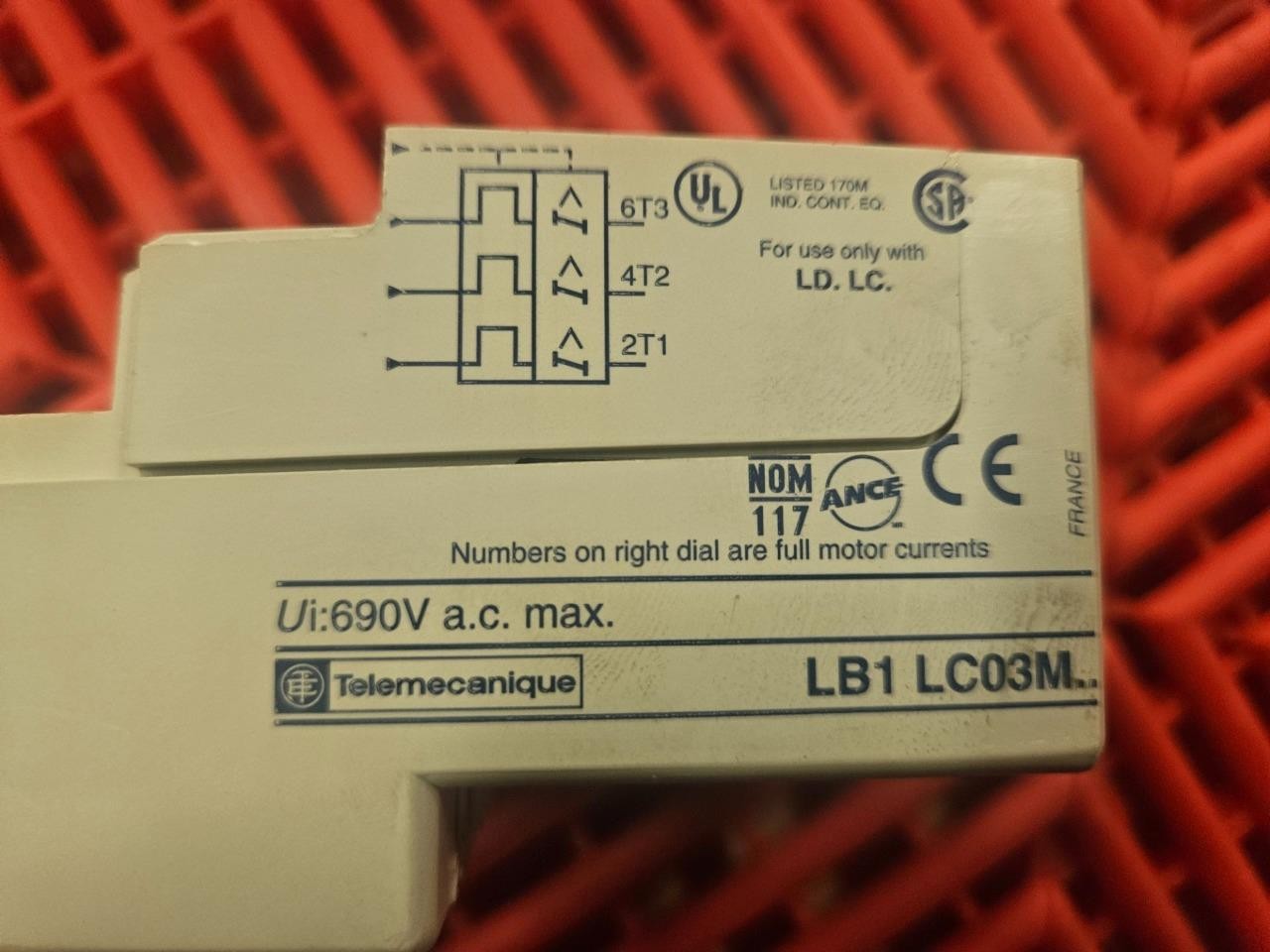 Telemecanique LB1-LC03M13 Overload Relay 6.3 - 10A Trip Current - Used - Image 5