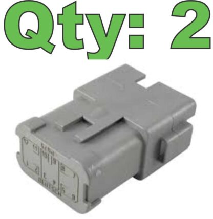 New Deutsch DT04-12PA-P075 Bussed Feedback Receptacle Plug Assembly 12 Pin - New - Image 19