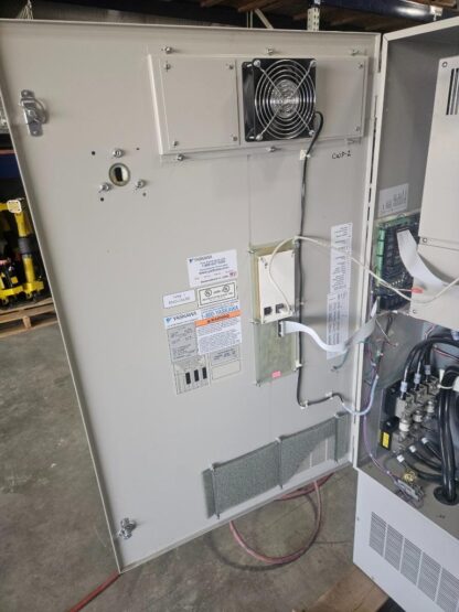 Yaskawa 100 HP / 480V Bypass VFD Drive E7BVB124YEFR / CIMR-E7U4055 - Used - Image 15