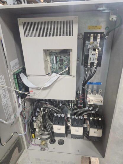 Yaskawa 100 HP / 480V Bypass VFD Drive E7BVB124YEFR / CIMR-E7U4055 - Used - Image 18