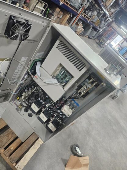 Yaskawa 100 HP / 480V Bypass VFD Drive E7BVB124YEFR / CIMR-E7U4055 - Used - Image 22