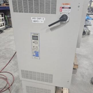 Yaskawa 100 HP / 480V Bypass VFD Drive E7BVB124YEFR / CIMR-E7U4055 - Used