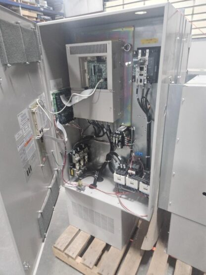 Yaskawa 50 HP / 480V Bypass VFD Drive E7BVB065YEFR / CIMR-E7U4030 - Used - Image 21