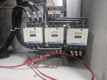 Yaskawa 50 HP / 480V Bypass VFD Drive E7BVB065YEFR / CIMR-E7U4030 - Used - Image 25