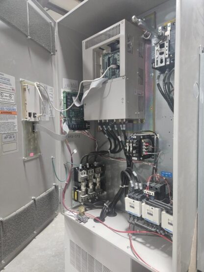 Yaskawa 50 HP / 480V Bypass VFD Drive E7BVB065YEFR / CIMR-E7U4030 - Used - Image 26