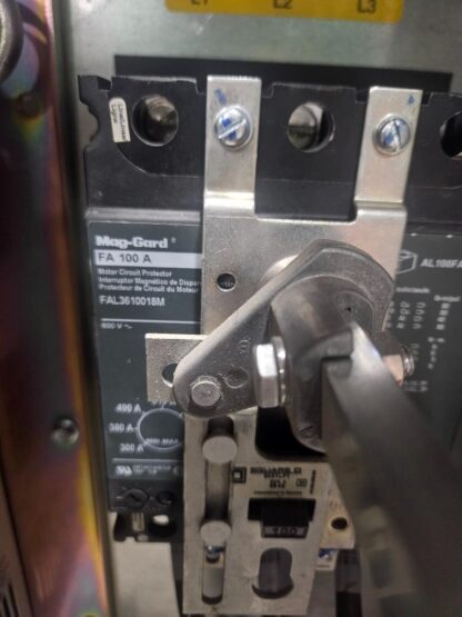 Yaskawa 50 HP / 480V Bypass VFD Drive E7BVB065YEFR / CIMR-E7U4030 - Used - Image 28