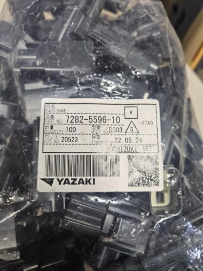 Yazaki 7282-5596-10 Two Pole Kaizen Connector 6.3mm x 0.8mm - New - Image 3